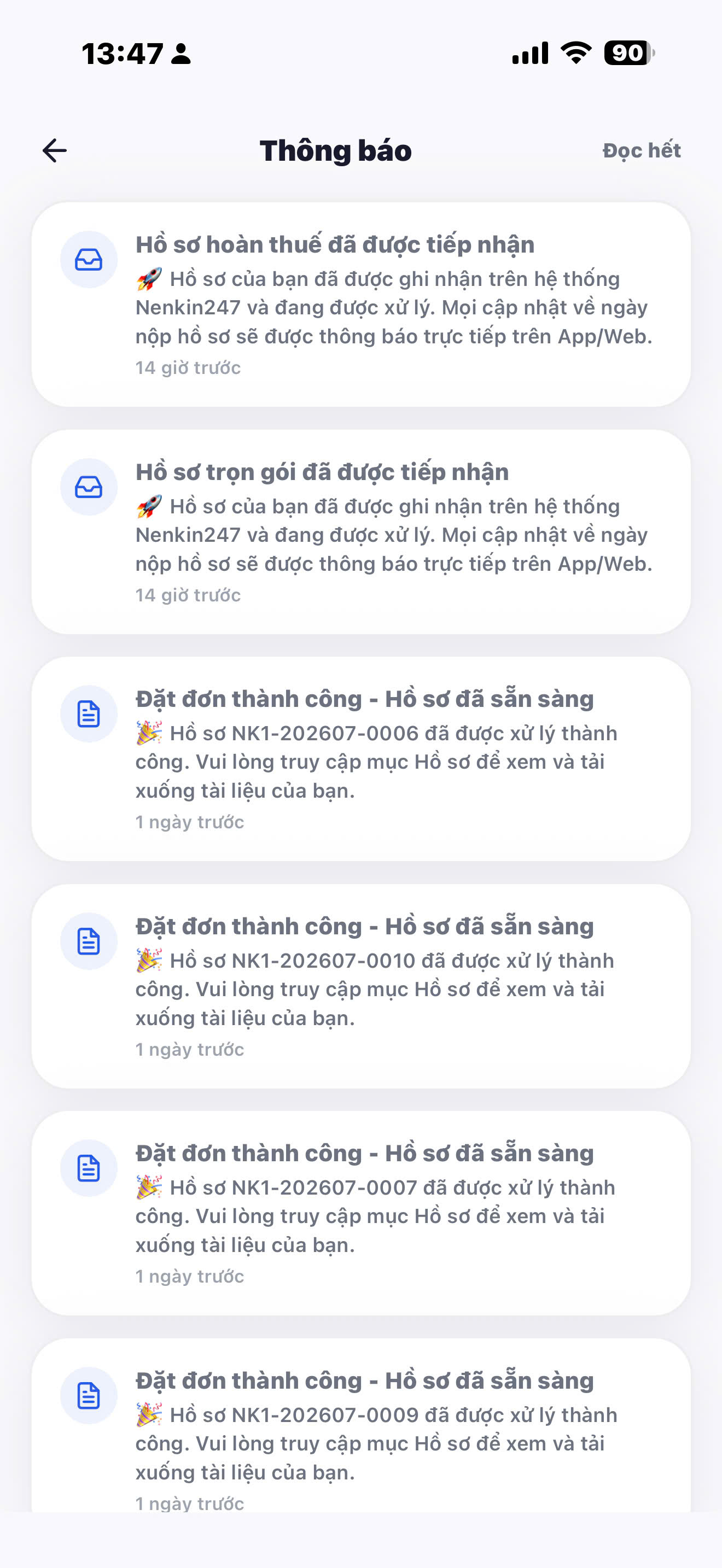 Theo dõi tiến độ real-time